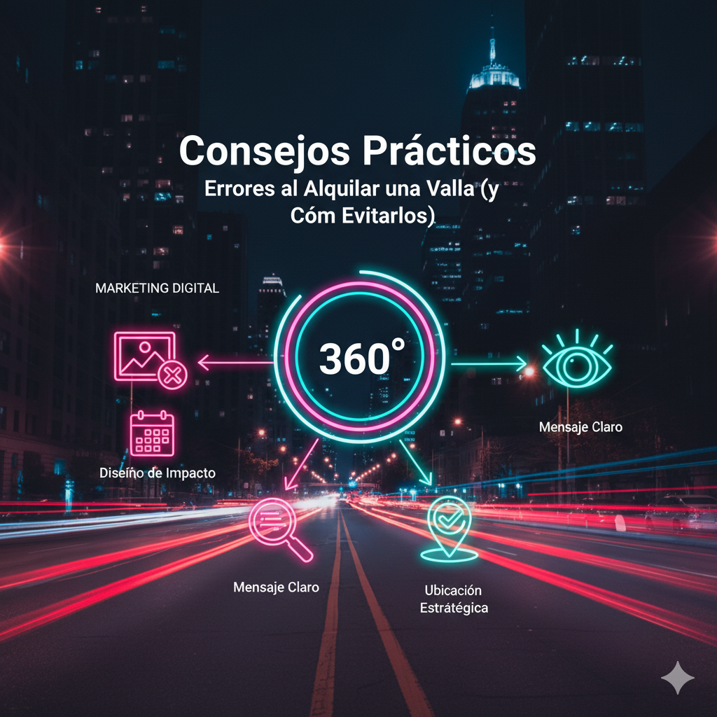 Ejemplo de mal diseño en valla